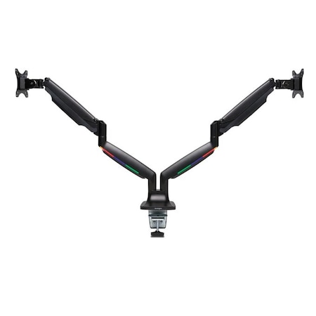 Evolve SmartFit One-Touch Height Adjustable Dual Monitor Arm, Black EV2835938